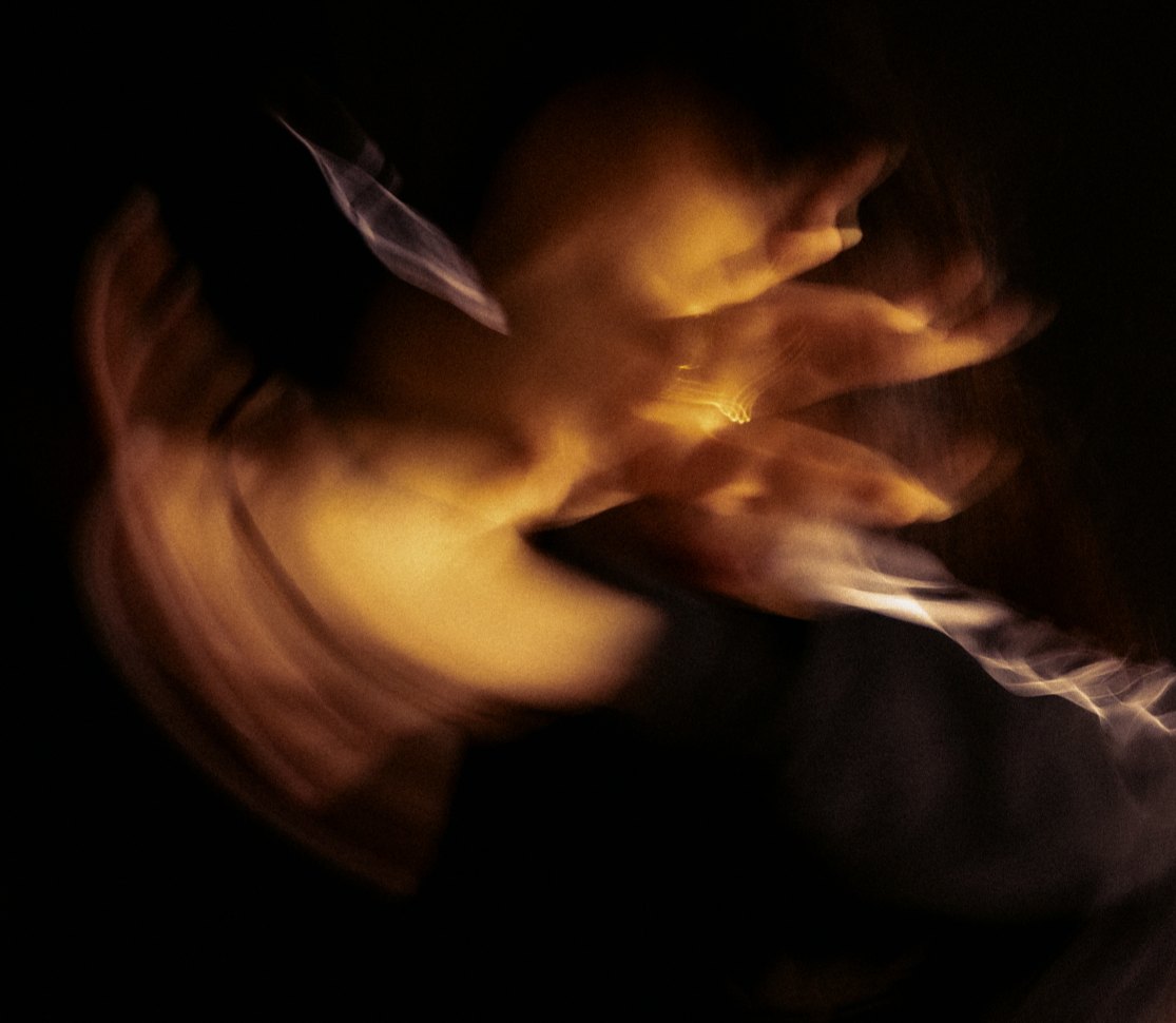 Motion blurred dancer